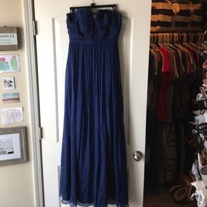 J Crew Nadia Silk Chiffon Bridesmaid/formal dress